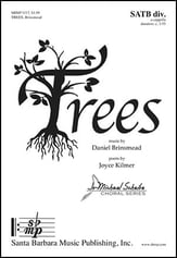 Trees SATB choral sheet music cover